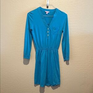 Lilly Pulitzer Turquoise Long Sleeve Dress